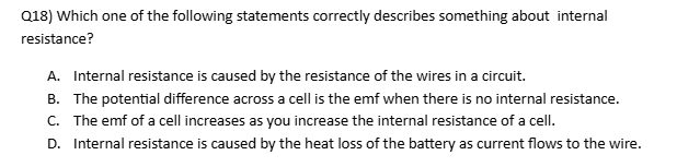 Question 18