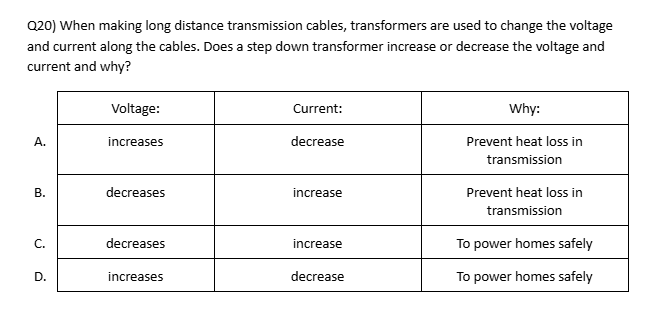 Question 20