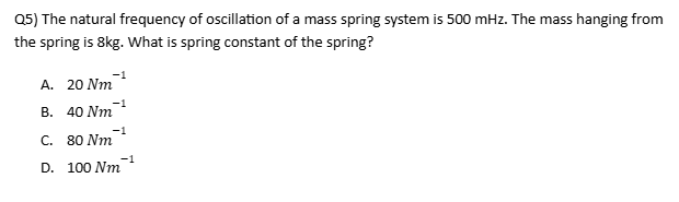 Question 5